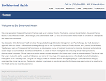 Tablet Screenshot of biobehavioralhealth.com